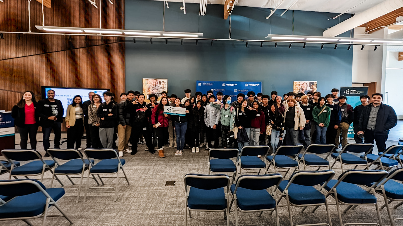 San Francisco Bay University and Junior Achievement hosted the first Careers in Gaming Summit. The event saw 70 local high schoolers and 20 SFBU students attend.