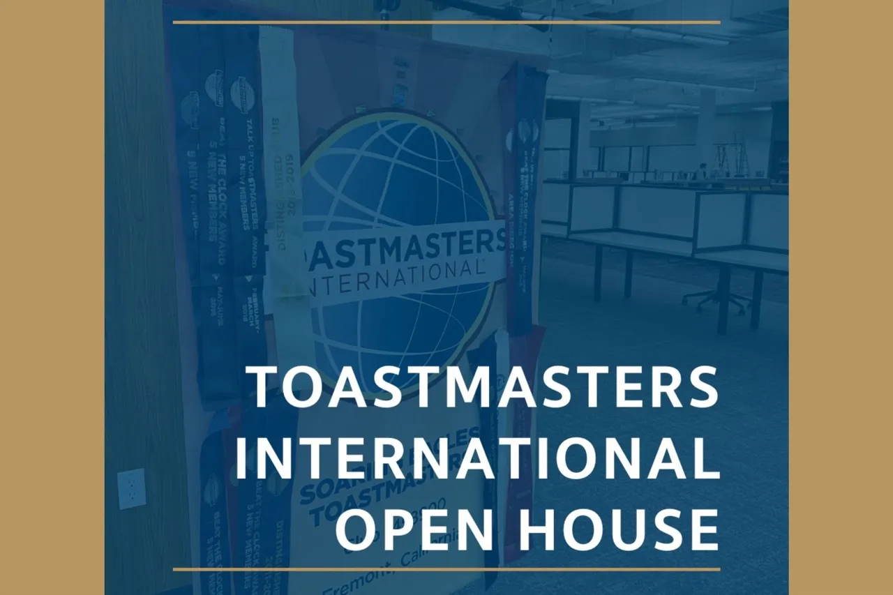 Toastmaster Open House Flyer 
