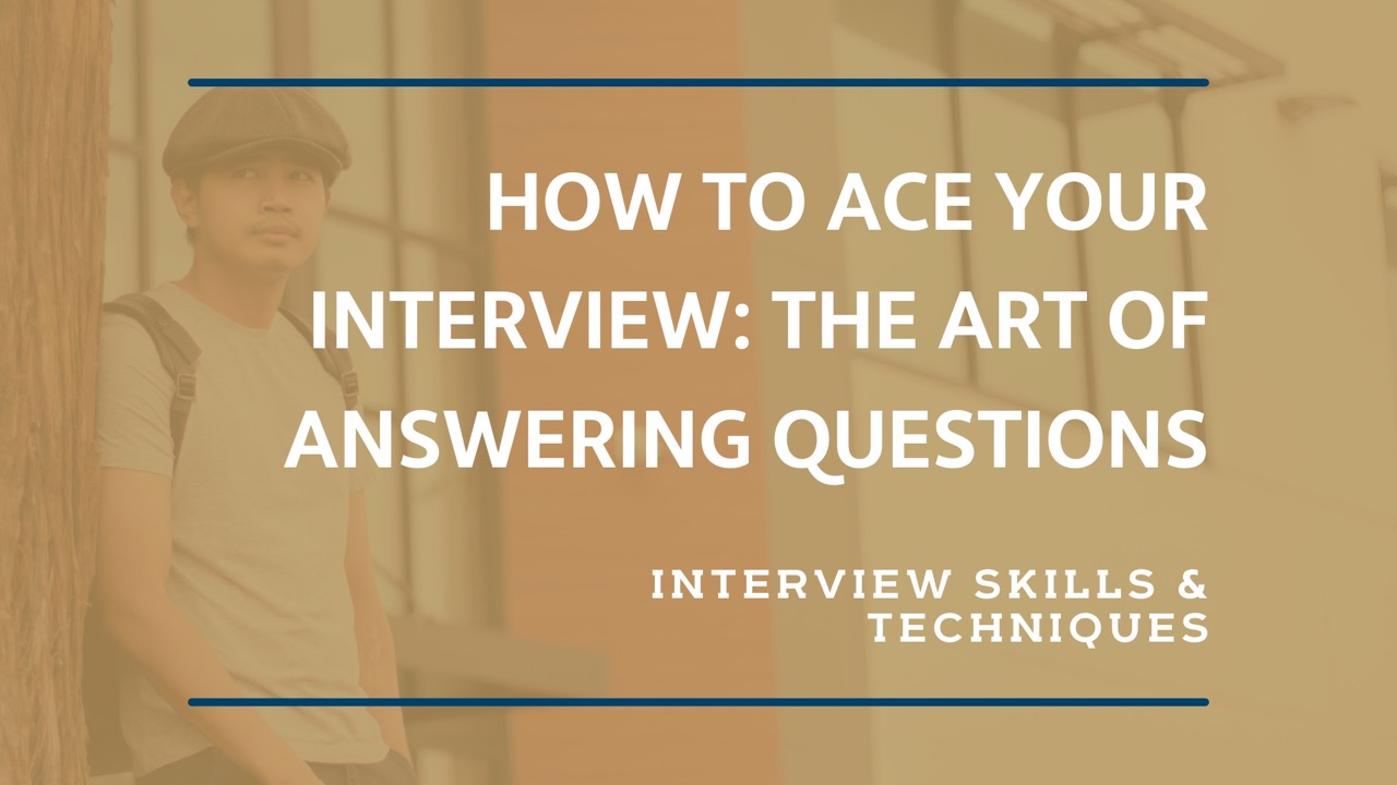 Job Skills Workshop - How to ace your interview flyer