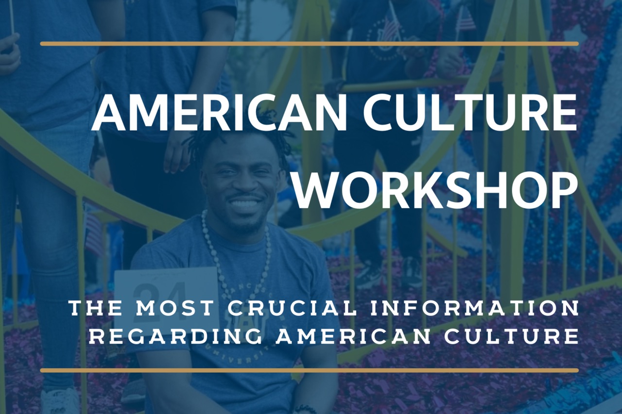 american culture workshop flyer 
