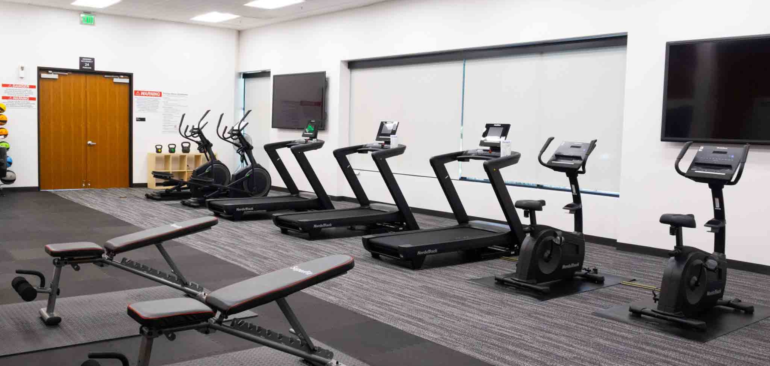 fitness center at SFBU