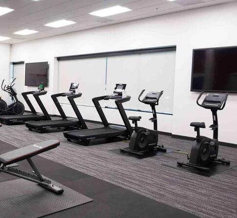 fitness center at SFBU