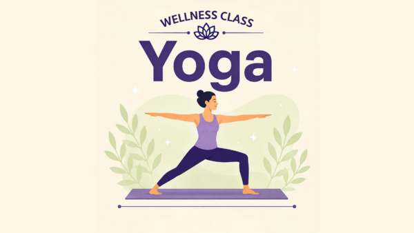 Woman in yoga pose